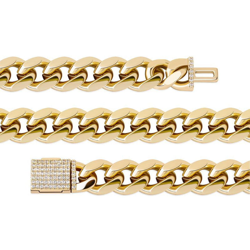 10MM / 12MM CUBAN LINK BRACELET 14K - ICECI