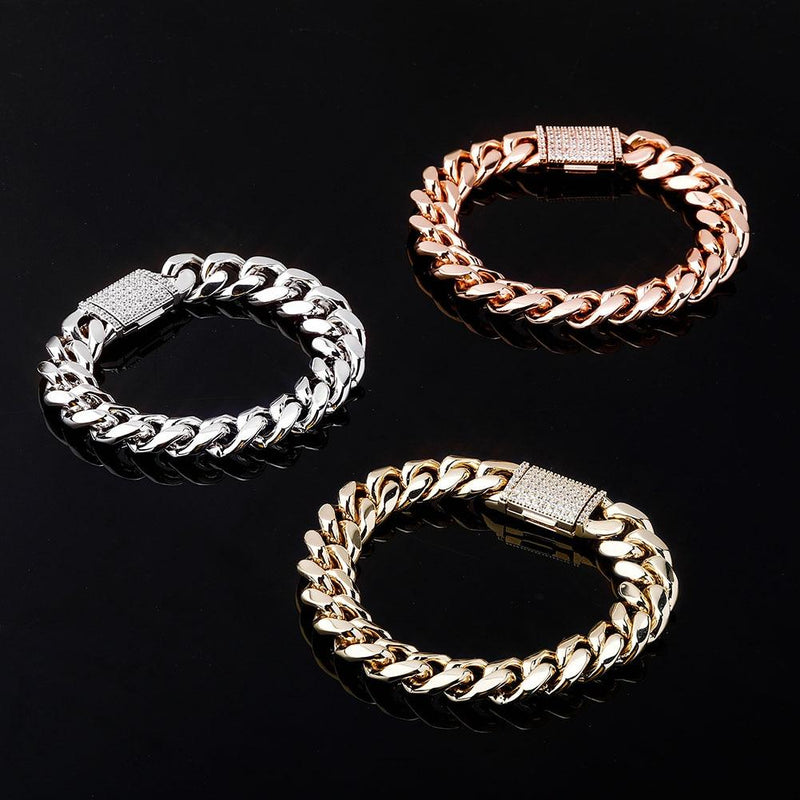 10MM / 12MM CUBAN LINK BRACELET 14K - ICECI