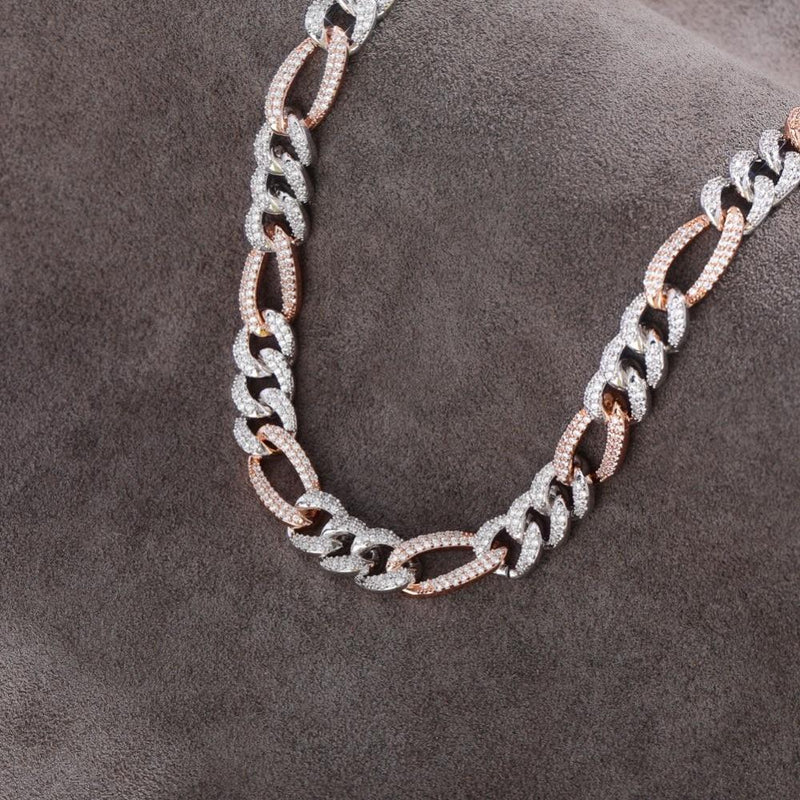 10MM FIGARO CUBAN LINK CHAIN 18K - ICECI