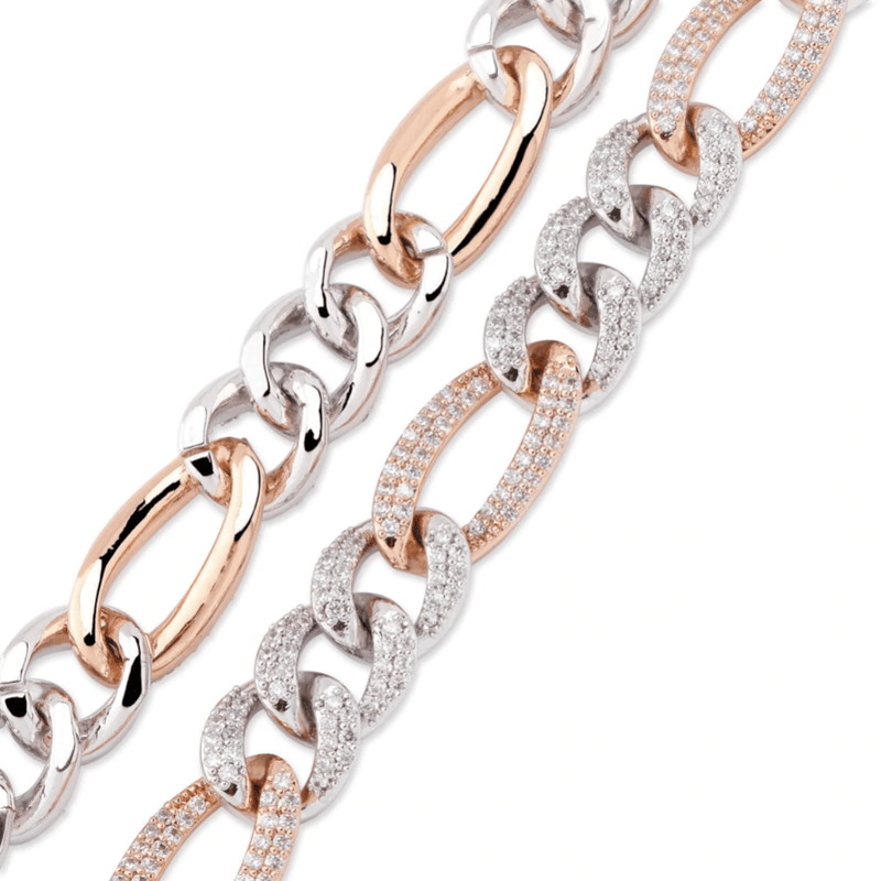 10MM FIGARO CUBAN LINK CHAIN 18K - ICECI