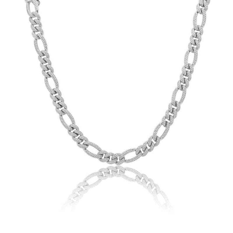 10MM FIGARO CUBAN LINK CHAIN 18K - ICECI