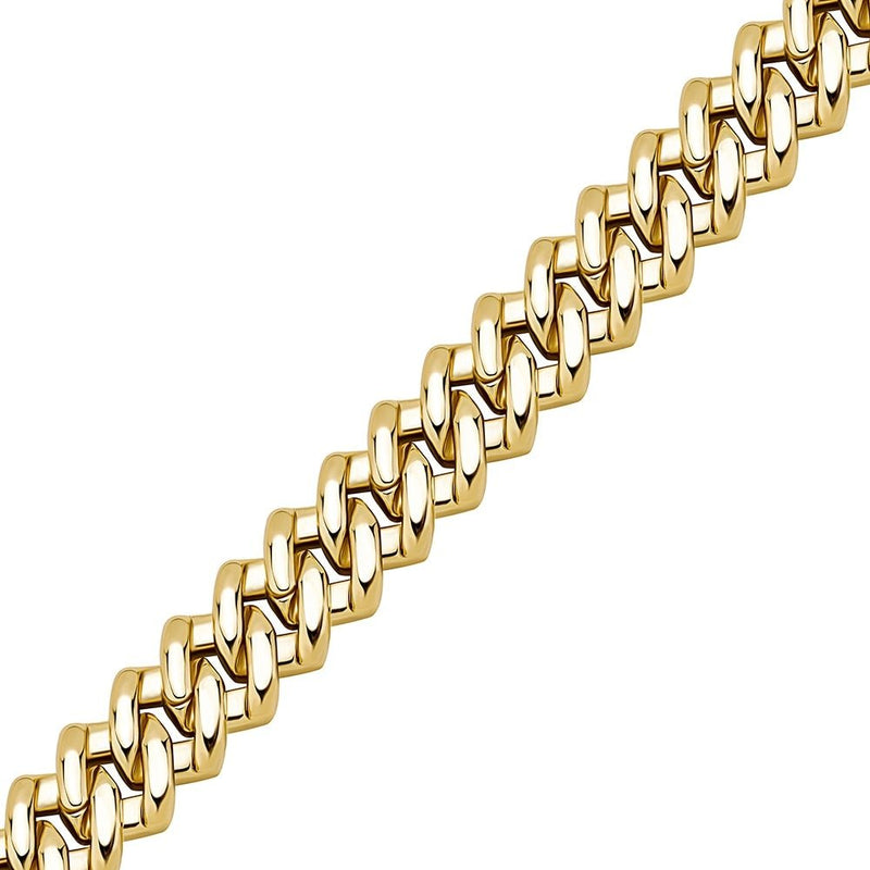 10mm Rainbow Diamond Prong Link Bracelet 14K - ICECI