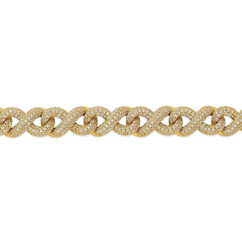 13MM INFINITY BRACELET 14K - ICECI