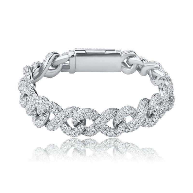 13MM INFINITY BRACELET 14K - ICECI