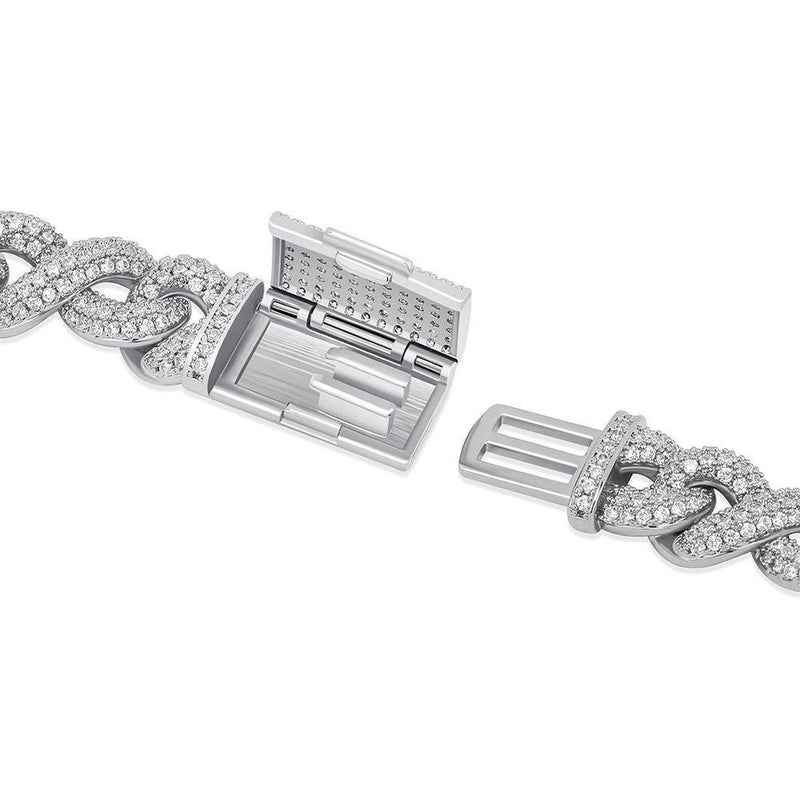 13MM INFINITY BRACELET 14K - ICECI