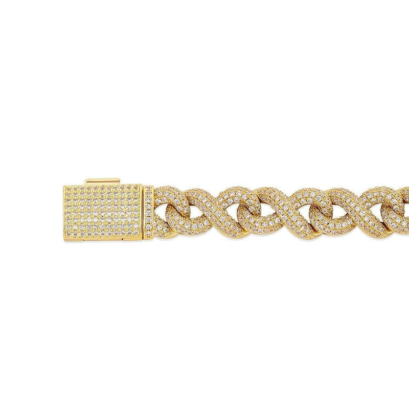 13MM INFINITY BRACELET 14K - ICECI