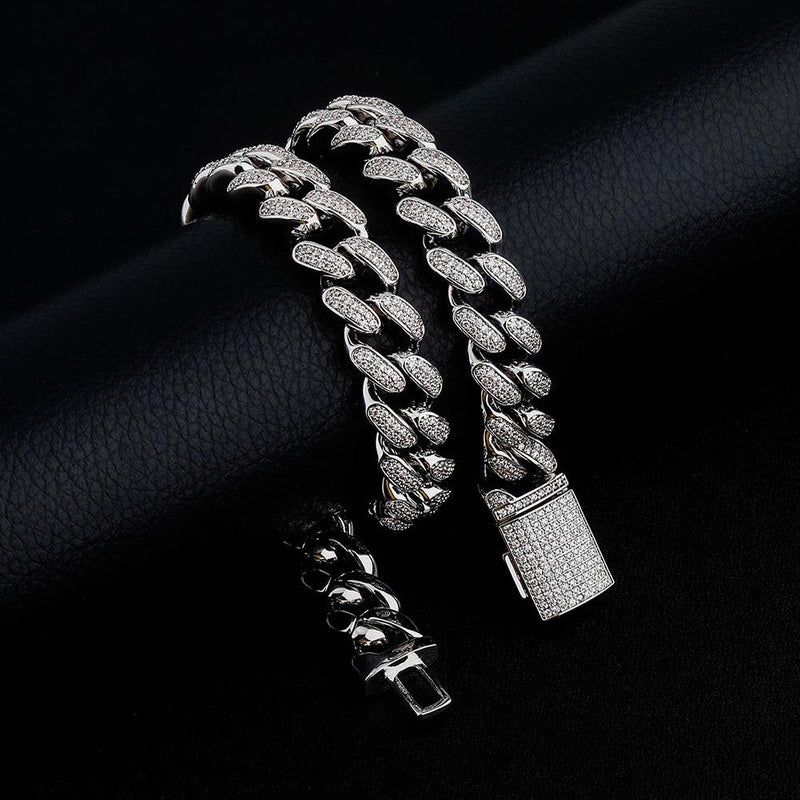 14MM ICY CUBAN LINK CHAIN 14K - ICECI