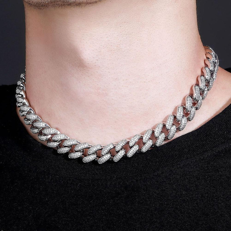 14MM ICY CUBAN LINK CHAIN 14K - ICECI