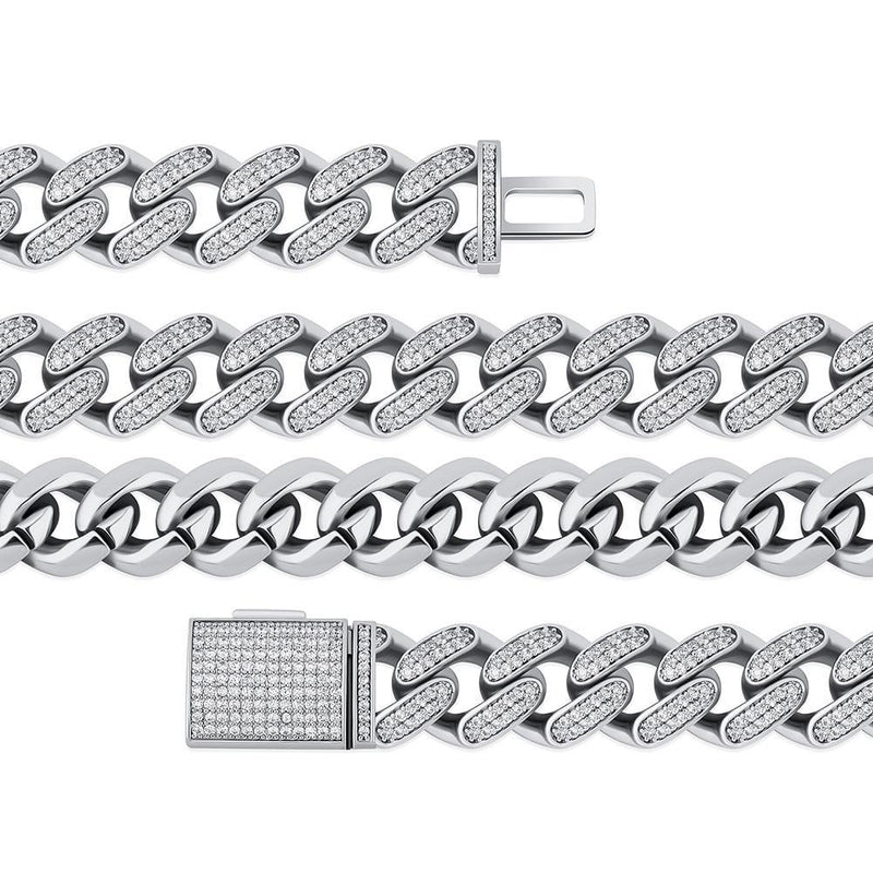 14MM ICY CUBAN LINK CHAIN 14K - ICECI