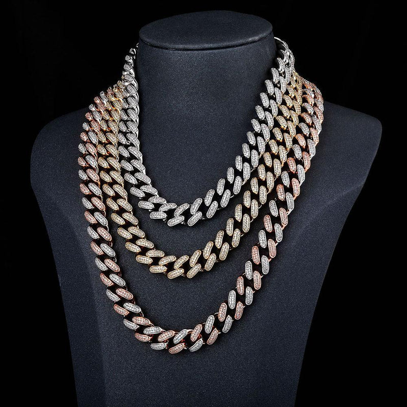 14MM ICY CUBAN LINK CHAIN 14K - ICECI