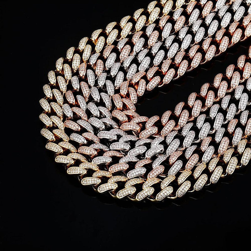 14MM ICY CUBAN LINK CHAIN 14K - ICECI