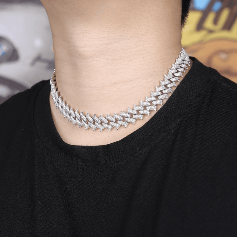 14MM THORN CUBAN LINK CHAIN 18K - ICECI