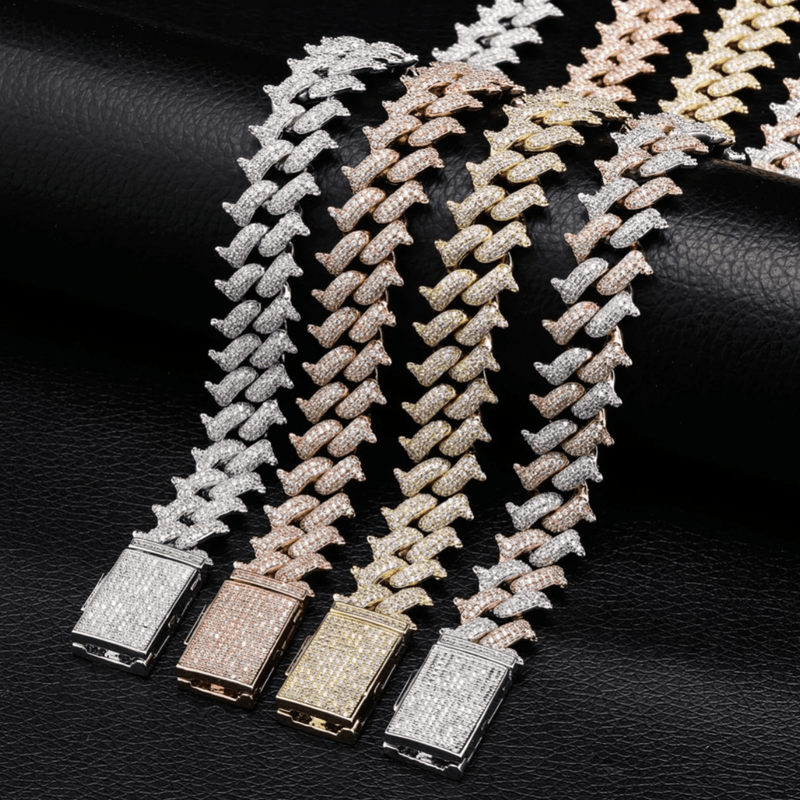 14MM THORN CUBAN LINK CHAIN 18K - ICECI