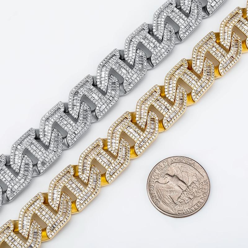 16MM BAGUETTE LINK CHAIN 14K - ICECI
