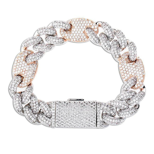 16MM CUBAN G-LINK BRACELET 18K - ICECI