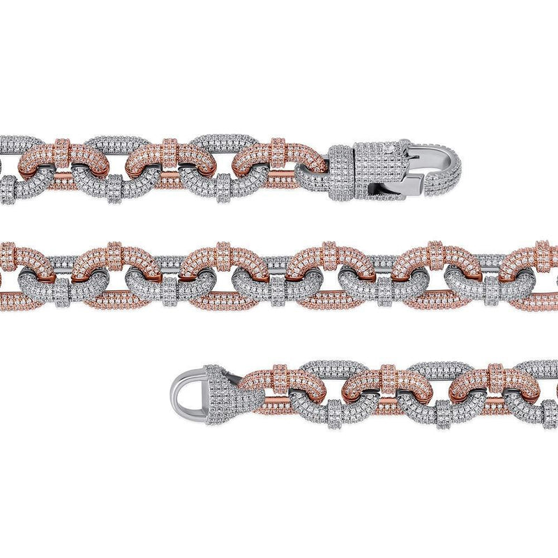17MM CARABINER CLIP CHAIN 14K - ICECI