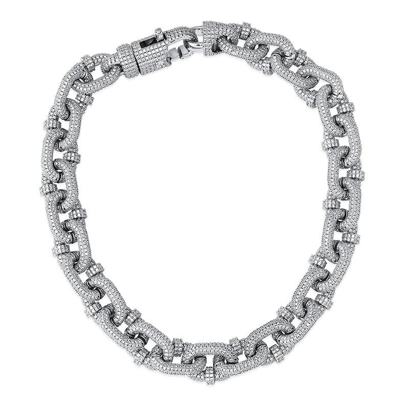 17MM CARABINER CLIP CHAIN 14K - ICECI