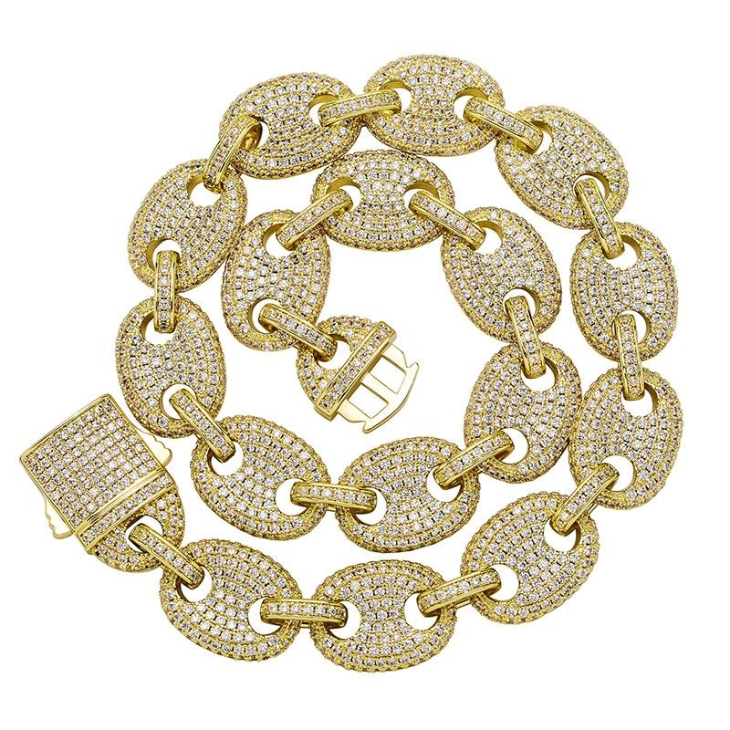 17mm Gucci Link Chain 14K - ICECI