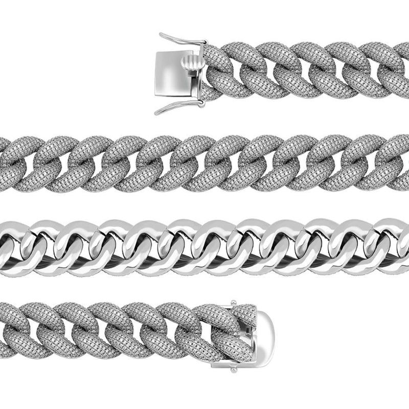 18MM ICY CUBAN LINK BRACELET 14K - ICECI