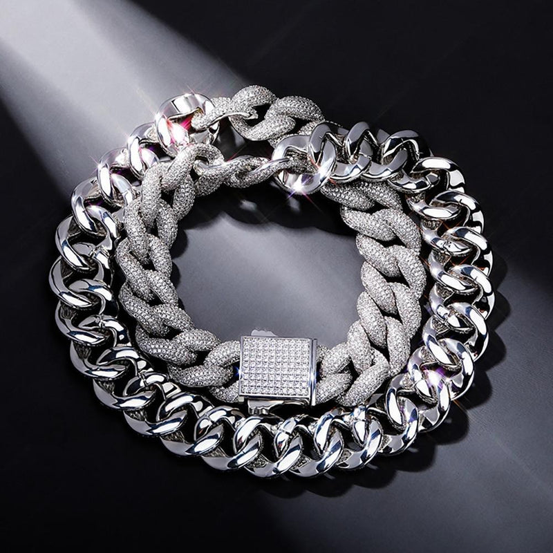 18MM ICY CUBAN LINK CHAIN 14K - ICECI