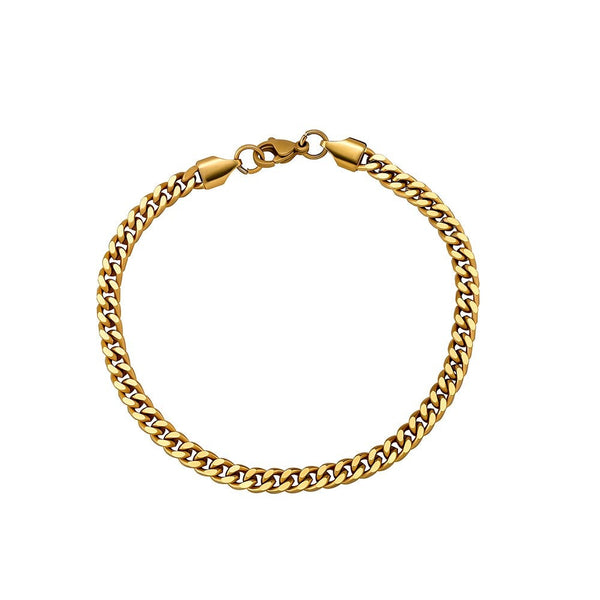 4mm Cuban Link Bracelet 14K - ICECI