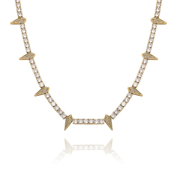 4mm Thorn Tennis Chain 14K - ICECI