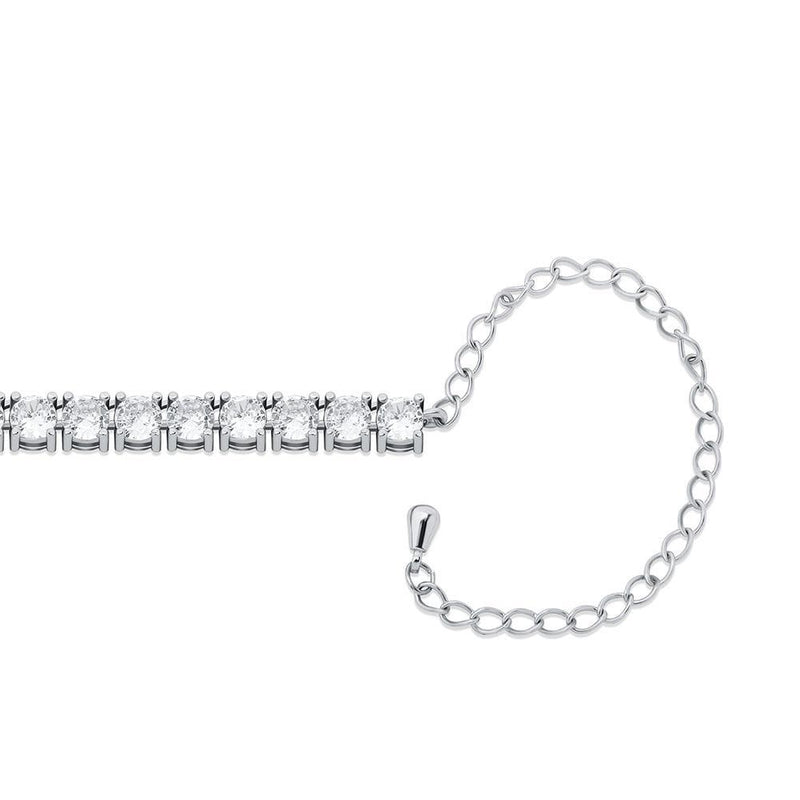 5MM CHOKER BUTTERFLY TENNIS NECKLACE 14K - ICECI
