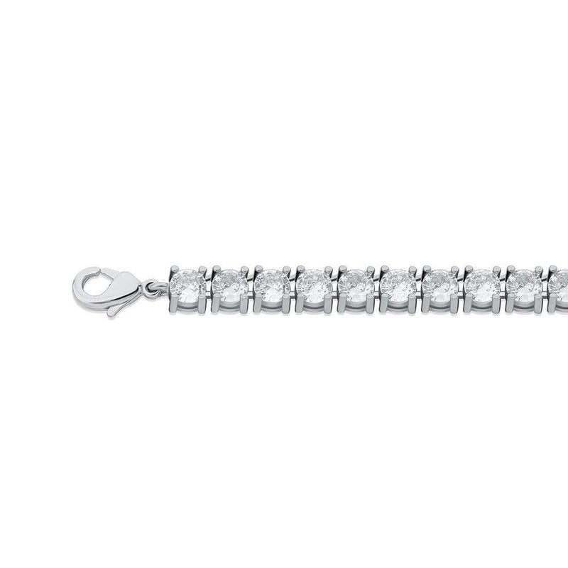 5MM CHOKER BUTTERFLY TENNIS NECKLACE 14K - ICECI