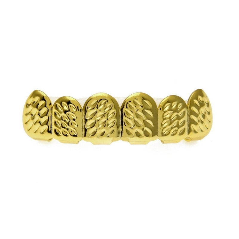 6 Teeth Nugget Cut Grillz 14K - ICECI