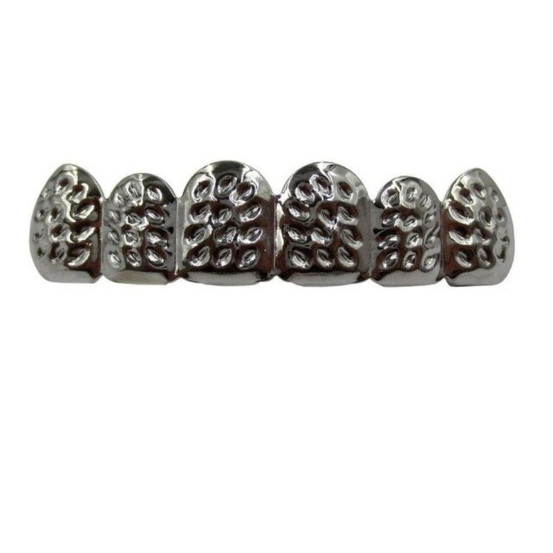 6 Teeth Nugget Cut Grillz 14K - ICECI