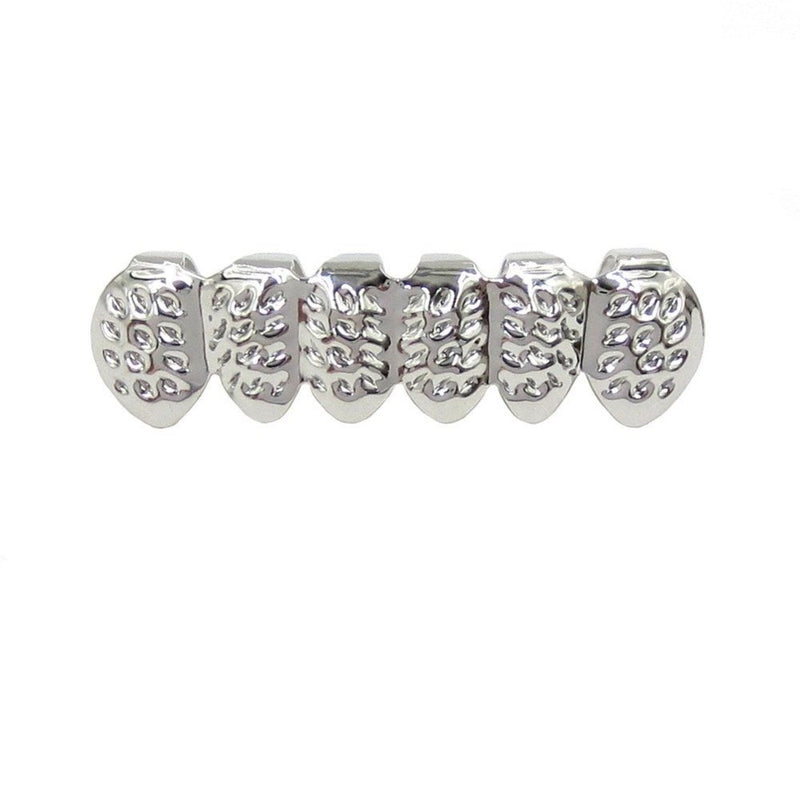 6 Teeth Nugget Cut Grillz 14K - ICECI