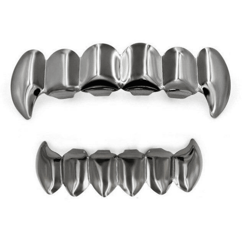 6 TOOTH VAMPIRE FANG GRILLZ 14K - ICECI