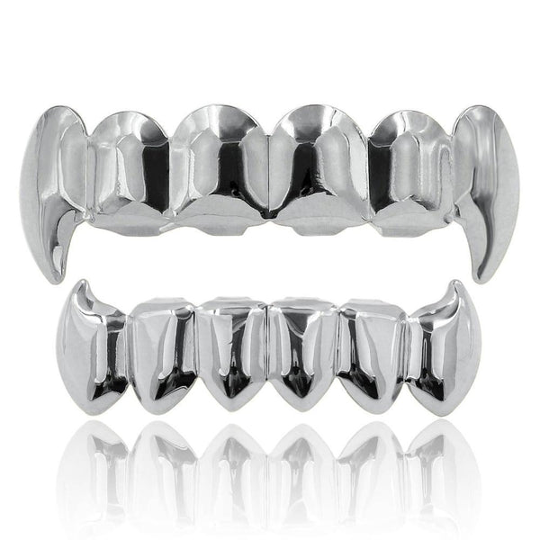 6 TOOTH VAMPIRE FANG GRILLZ 14K - ICECI