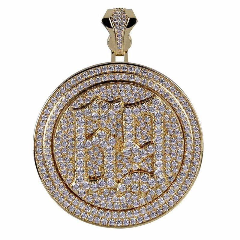 69 SPINNER PENDANT 14K - ICECI