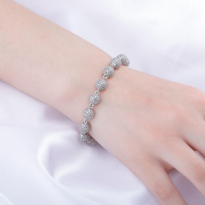 6MM / 8MM ICY BALL BRACELET 14K - ICECI