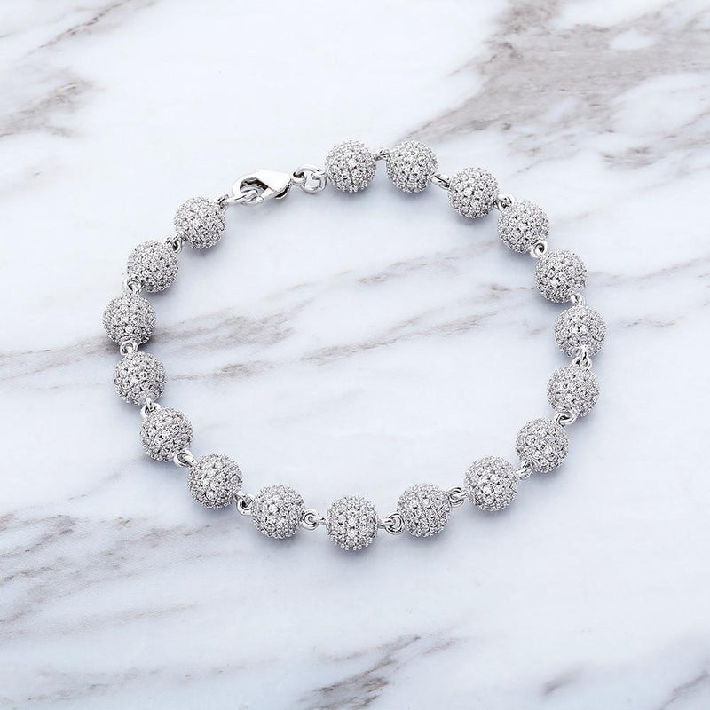 6MM / 8MM ICY BALL BRACELET 14K - ICECI