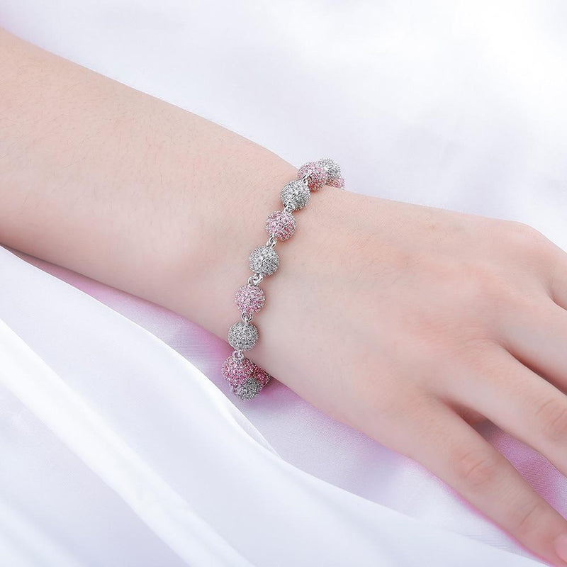 6MM / 8MM ICY BALL BRACELET 14K - ICECI