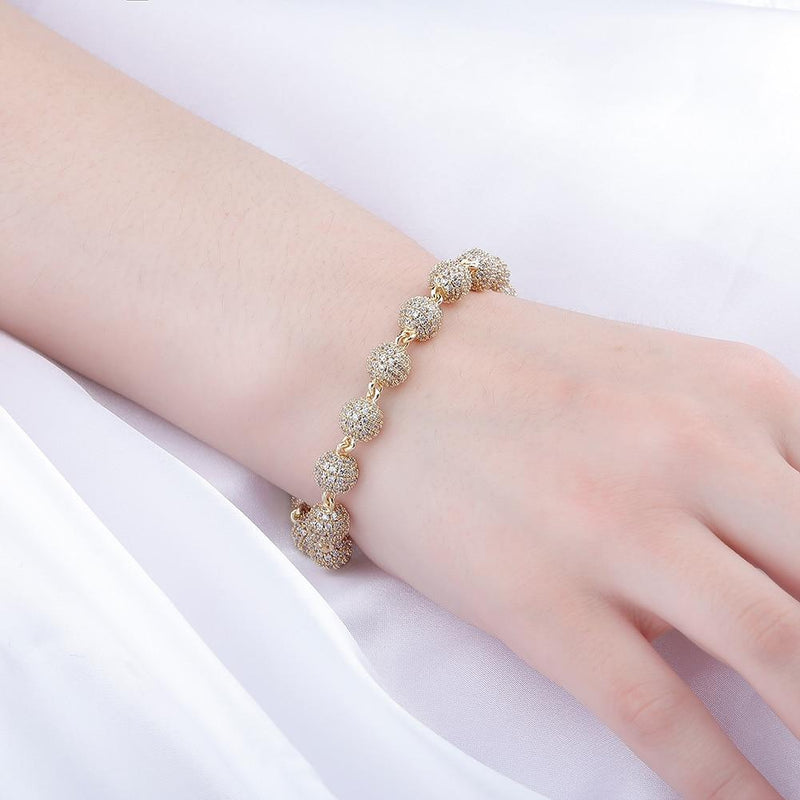 6MM / 8MM ICY BALL BRACELET 14K - ICECI