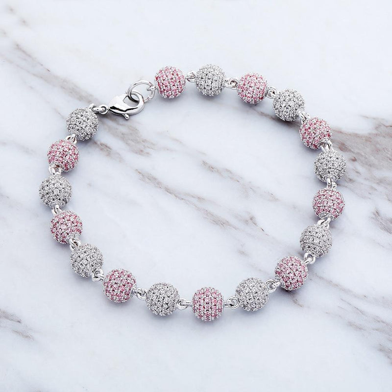 6MM / 8MM ICY BALL BRACELET 14K - ICECI