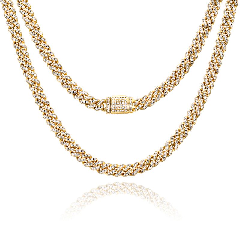 6mm Iced Cuban Link Chain 18K x Moissanite - ICECI