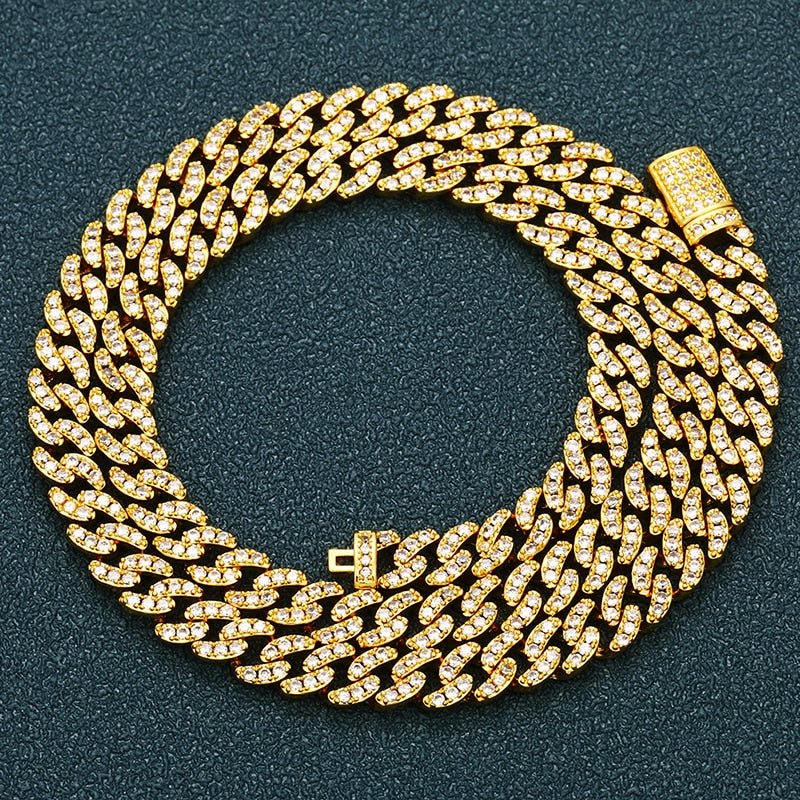 6mm Iced Cuban Link Chain 18K x Moissanite - ICECI