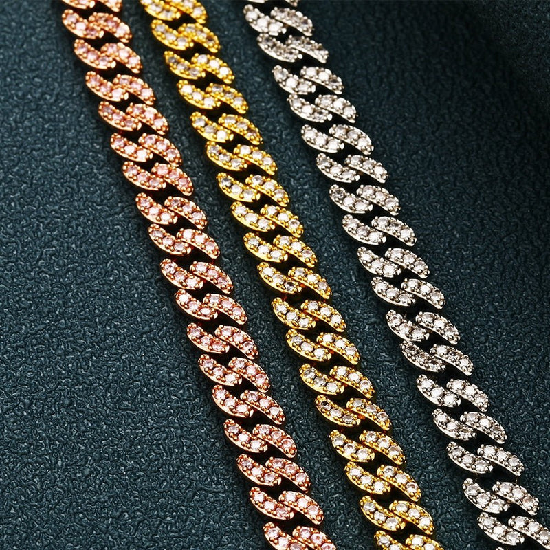 6mm Iced Cuban Link Chain 18K x Moissanite - ICECI