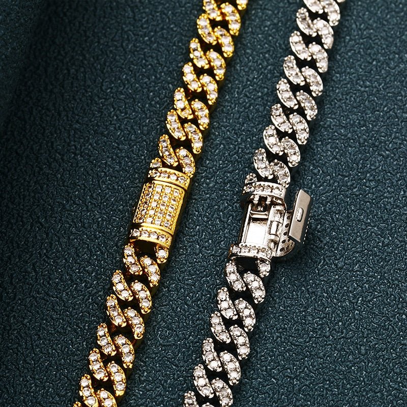 6mm Iced Cuban Link Chain 18K x Moissanite - ICECI