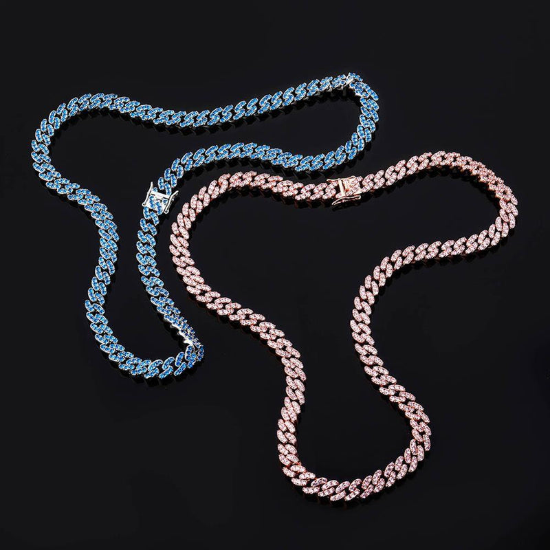 8MM ICY CUBAN LINK CHAIN 14K - ICECI