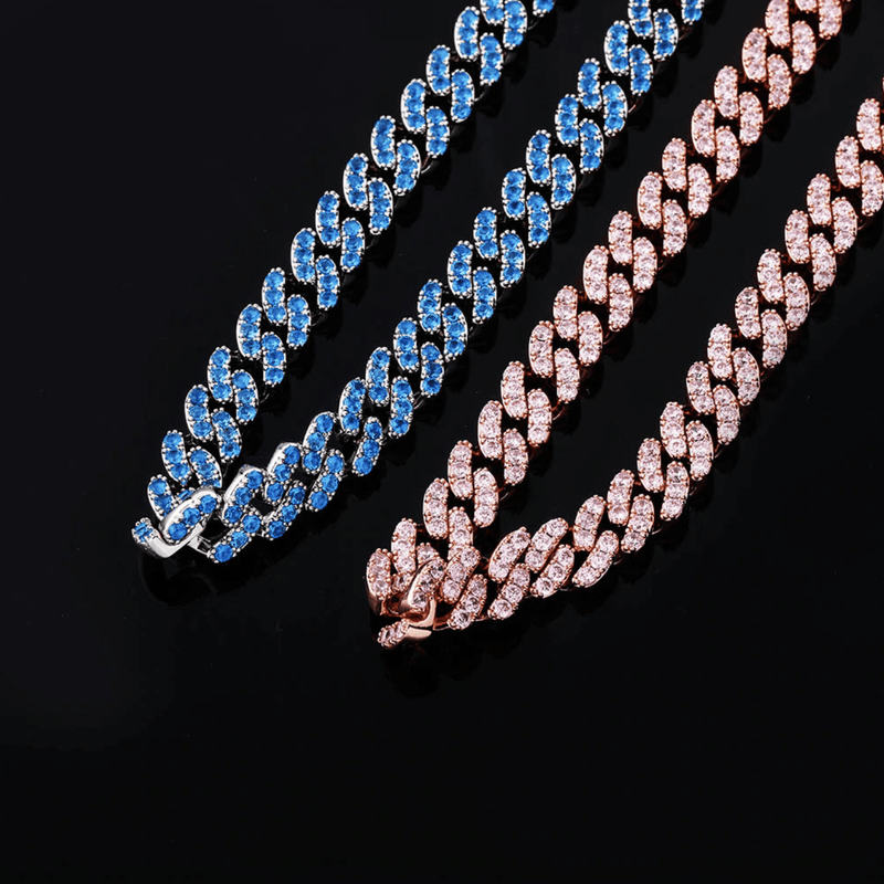 8MM ICY CUBAN LINK CHAIN 14K - ICECI