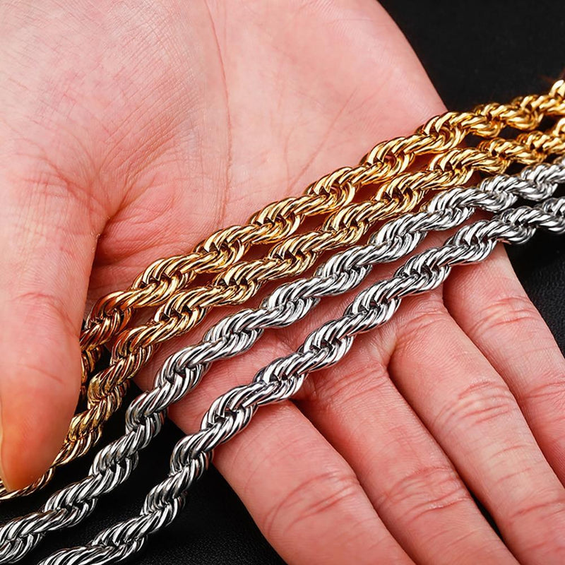 8MM ROPE CHAIN 14K - ICECI