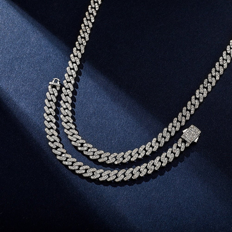 9mm Iced Cuban Chain 14K - ICECI