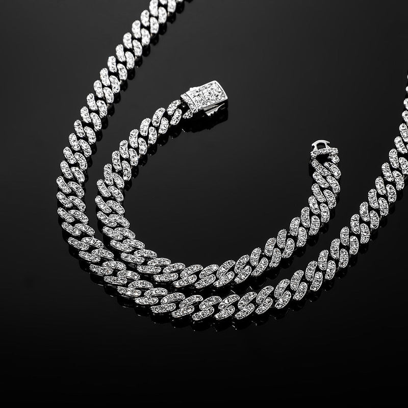 9mm Iced Cuban Chain 14K - ICECI