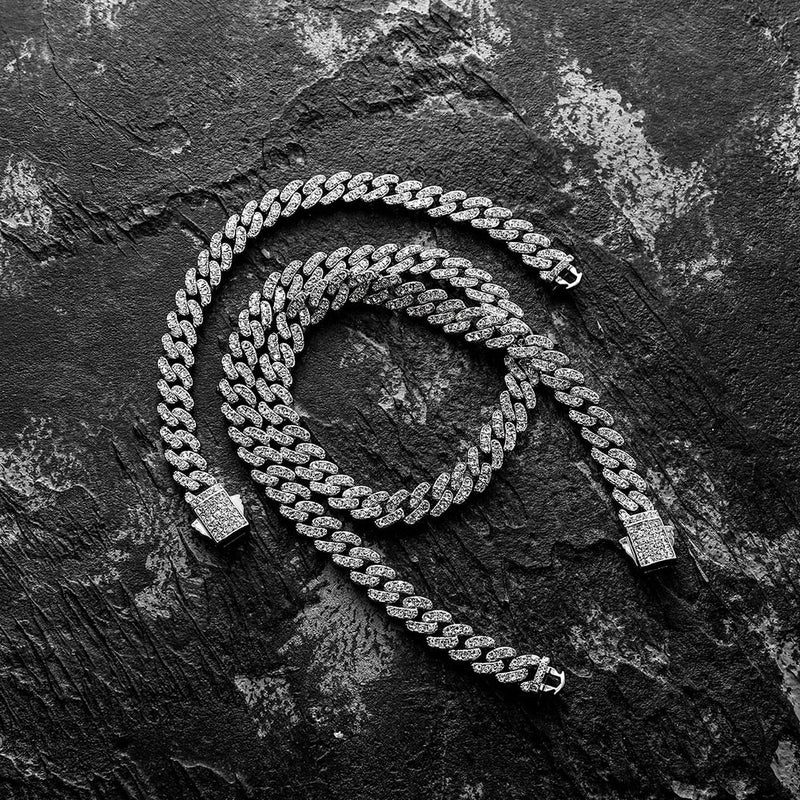 9mm Iced Cuban Chain 14K - ICECI