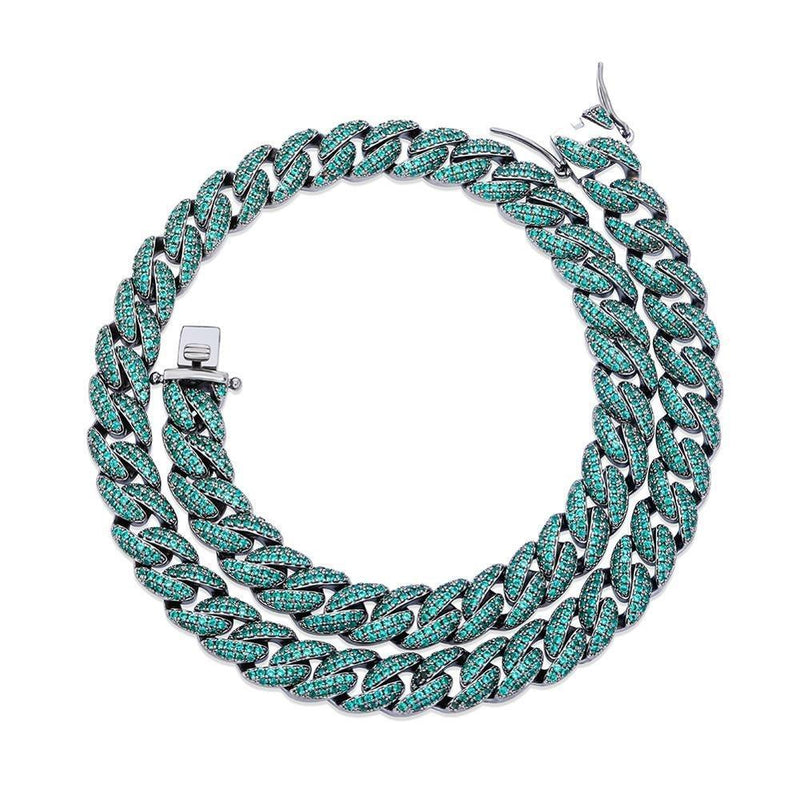 9MM ICY CUBAN LINK CHAIN 14K - ICECI
